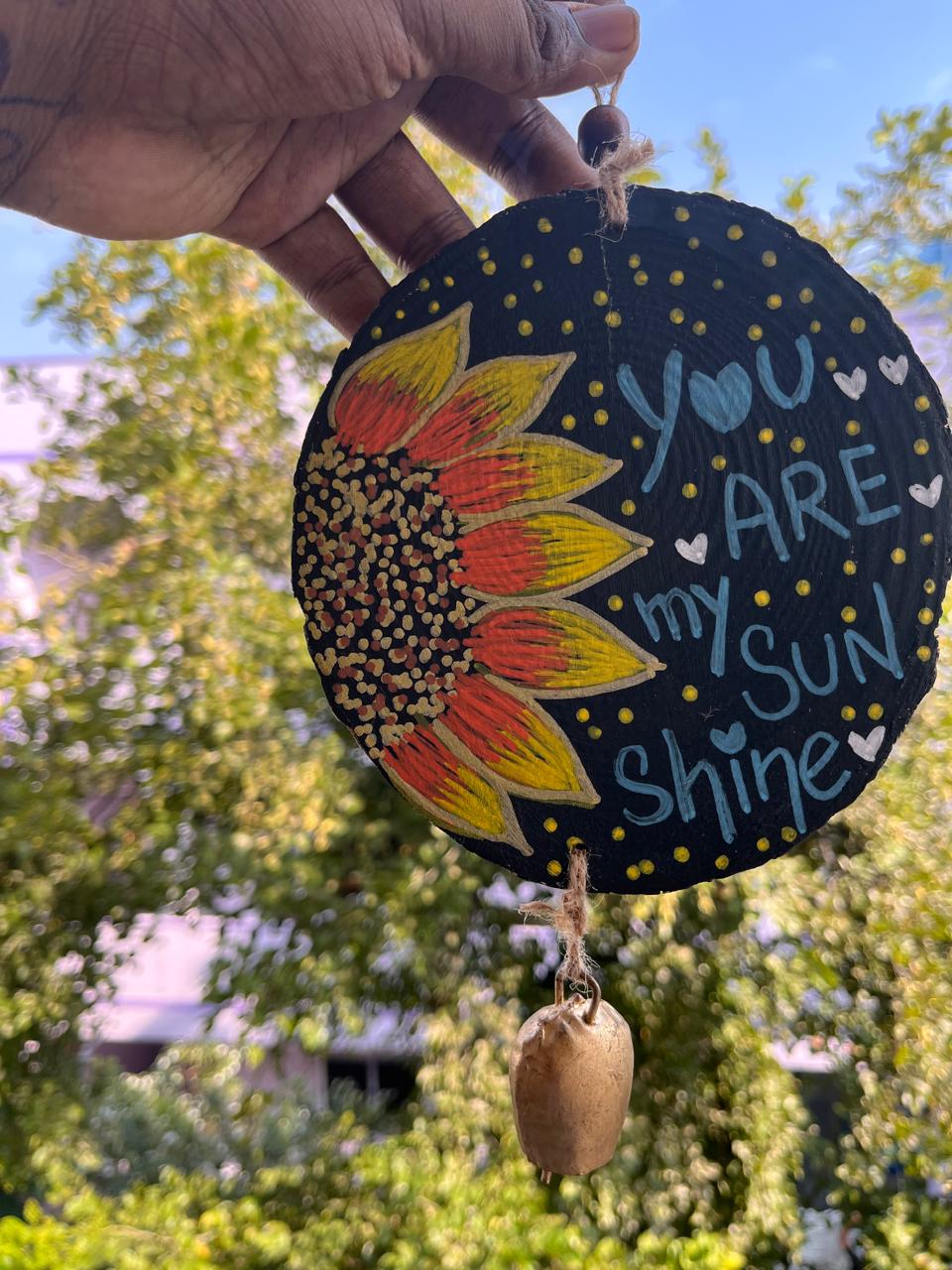 Handcrafted Wall Hanging – Floral Art